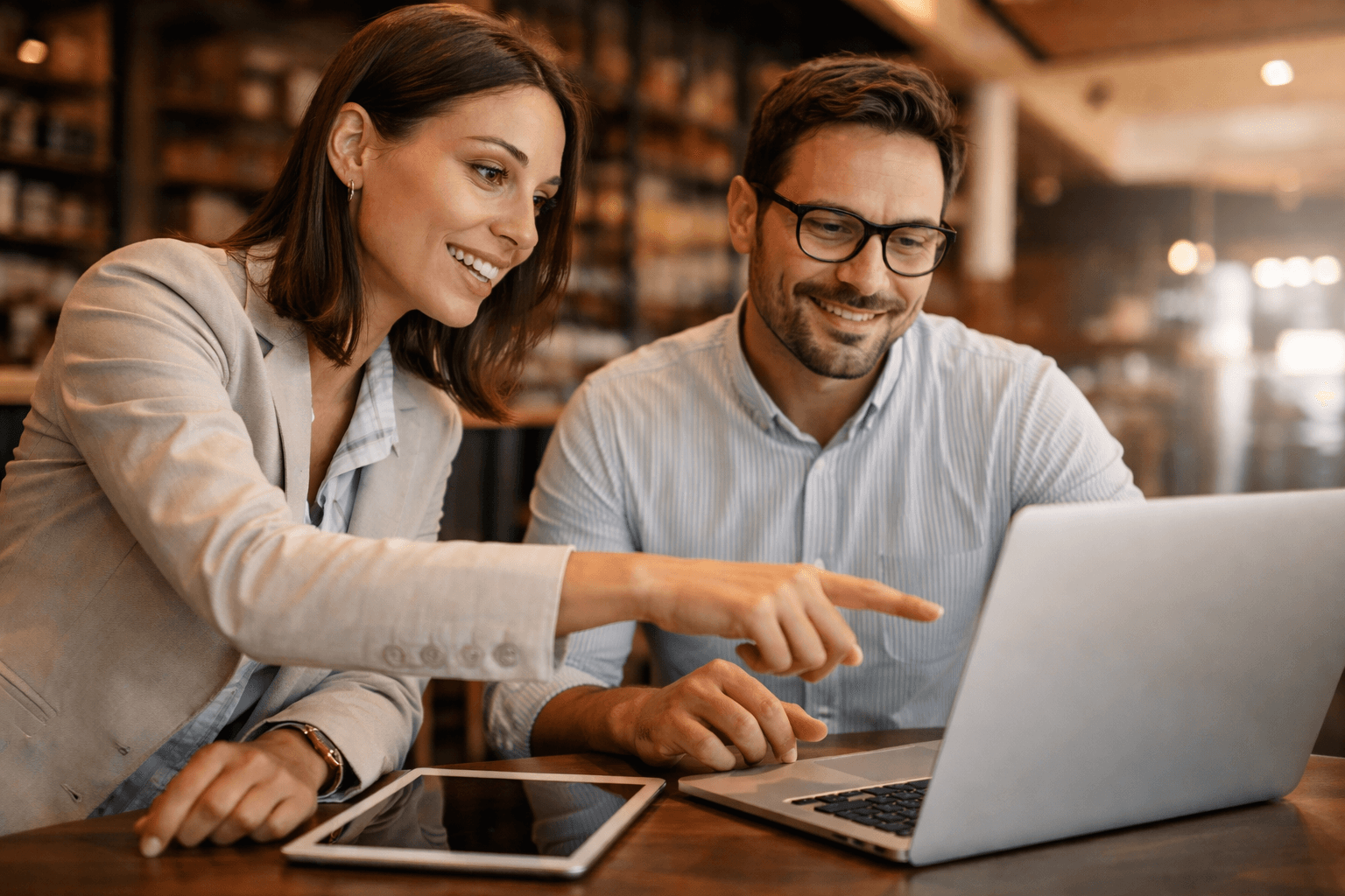 Smart Menu onboarding session with a restaurant team